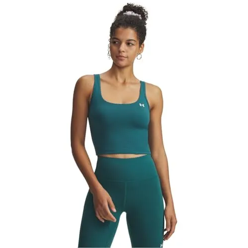 Under Armour MOTION Funktionstank Damen – rack green, Größe M - Leichtes Funktionstank aus Stretchgewebe für maximale Bewegungsfreiheit. Breite Träger und stylisches Markendetail machen es ideal für sportliche Aktivitäten.