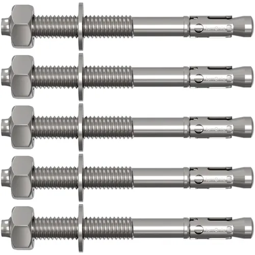 5x M10x115mm Schwerlastanker Verzinkt Keilanker Schwerlastdübel Bolzenanker Blit