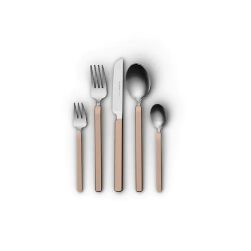 BergHOFF Home Besteck Set für 4 Personen - Besteckset 20tlg. aus Edelstahl – Rosegold Geschirrset spülmaschinenfest – Essservice Set