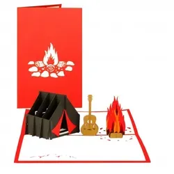 Colognecards Pop-Up Karte Camping
