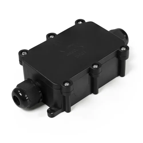 Abzweigdose IP68 - Ideal für Außenbereiche - Netzkabel & Steckverbinder, IP68 Schutzart für staub- und wasserdichte Verbindungen, perfekt für Kabel im Außenbereich oder Feuchträumen.