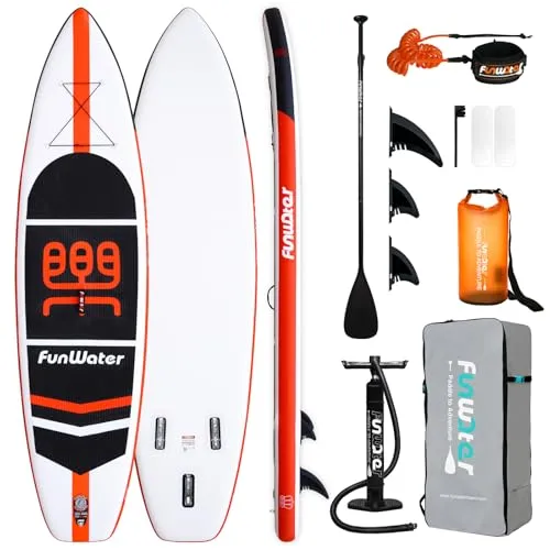 FunWater Aufblasbares Stand Up Paddle Board 11' von FunWater