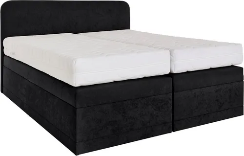 Westfalia Schlafkomfort Boxspringbett schwarz 195x212 cm von Westfalia