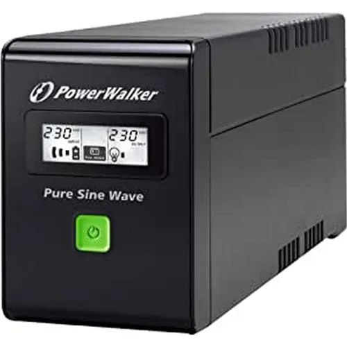Powerwalker VI 600 SW - USV - Wechselstrom 220/230/240 V (600 VA, 360 W, Line-Interaktiv USV) (10120061)