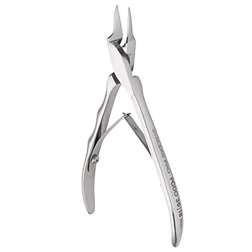 Nagelzange für eingewachsene Nägel - NIPPERS FOR INGROWN Nails Podo 30 18 mm NP-30-18 - Nagelzangen für Pediküre, mit scharfen Kanten und schmalem Arbeitsbereich für präzise Entfernung eingewachsener Nägel. Komfortabler Griff für sicheren Halt und lange Lebensdauer.