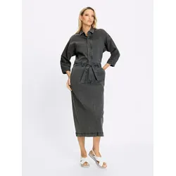 heine Etuikleid Jeans-Kleid 3/4-Arm grau 42 von Heine