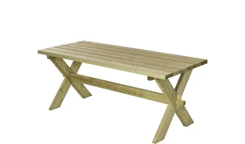 Plus Tisch Nostalgie 177x75x72cm - Rechteckiger Kiefer Fichte Tisch - Gartenbänke - Robuster und stilvoller Tisch aus Kiefer Fichte, ideal für gesellige Stunden im Freien.