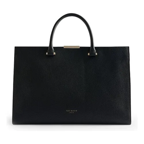 Ted Baker Rosane Handtasche Schwarz aus Leder 35 cm - Elegante Handtasche aus hochwertigem Leder, 35 cm groß, perfekt für den stilvollen Alltag und bietet ausreichend Platz für Ihre Essentials.