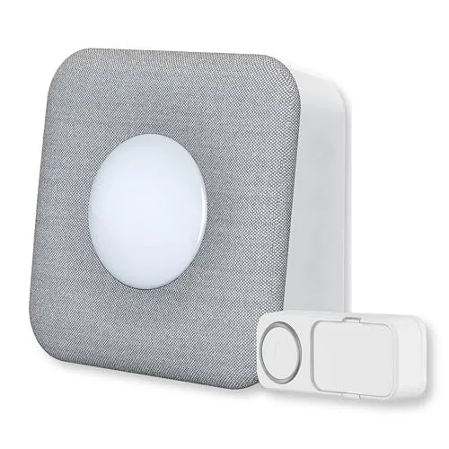 REV Funk-Gong Orchestra N, grau 0082670412 - Türklingelanlage mit 58 Melodien, 150 m Reichweite und IP55 Schutz für den Außenbereich – ideal für flexible Montage ohne Verdrahtung!