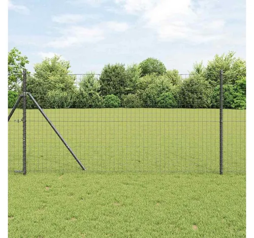 furnicato Zaunpfosten aus pulverbeschichtetem Stahl, 150 x 3,2 cm, Grau (1-St) - Robuster Zaunpfosten für Garten und Terrasse. Aus witterungsbeständigem Stahl gefertigt, bietet er hohe Stabilität und ein modernes Design. Ideal für stilvolle Grundstücksabgrenzungen und einfache Montage.