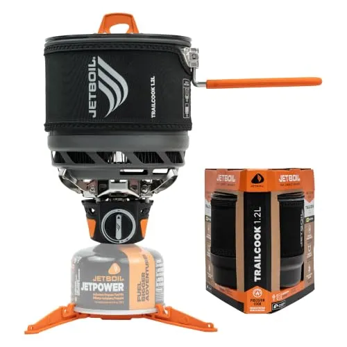 Jetboil TrailCook Campingkocher 1,2 Liter mit einstellbarer Wärmeregulierung