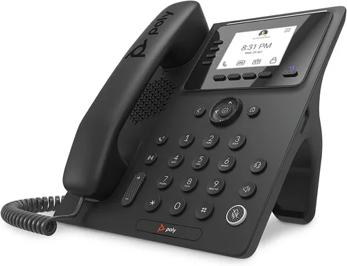 Poly CCX 350 - VoIP-Telefon - Festnetztelefon mit hochauflösendem Touchscreen, ideal für effiziente Kommunikation im Büro.