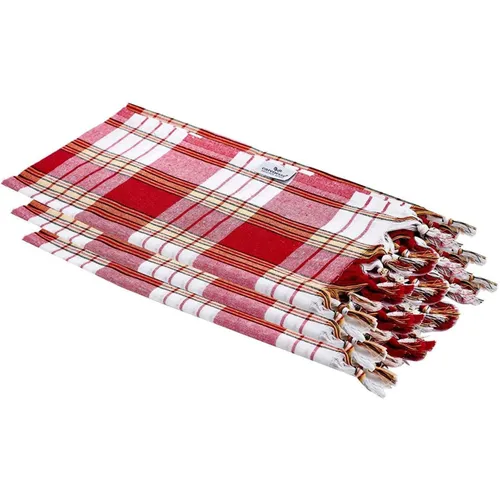 Carenesse Hamamtuch Classic 3er Set 80 x 170 cm in rot von Carenesse