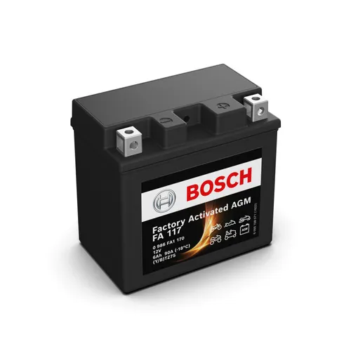Bosch FA117 AGM-Motorradbatterie 12V 90A 6Ah