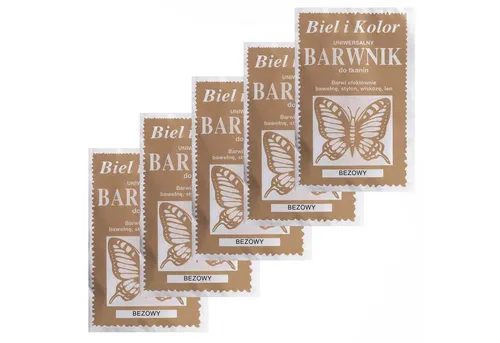 maDDma Kreativset 5 x 10g Batikfarbe Textilfarbe Stofffarbe färben, bitte Farbmix wählen, beige