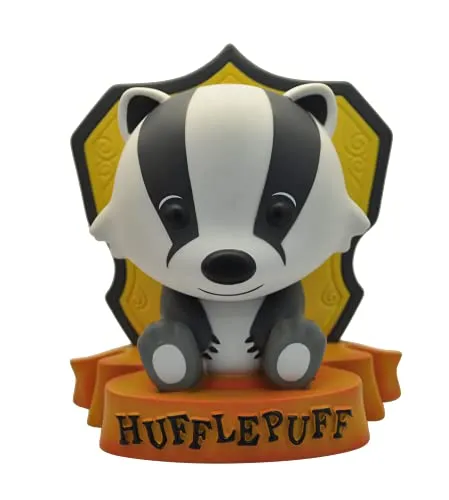 Plastoy Harry Potter Chibi Spardose Hufflepuff 15 cm - Offiziell lizenzierte Spardose, detailreich und ideal für Harry Potter Fans