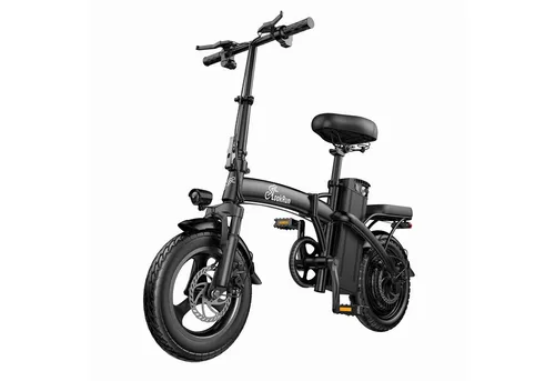 Klappbares City E-Bike 48V 7,8Ah mit LCD und 3 Fahrmodi - E-City Bike für Unisex Erwachsene mit kompakter Bauweise. Genießen Sie eine komfortable Fahrt dank Federgabel und 250 W Hinterradmotor. Ideal für alle Stadtfahrten!