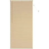 vidaXL Jalousie Hellbraun mit Muster 213 x 100 cm aus PVC - Moderne PVC-Jalousie für Fensterdekoration, ideal für Arbeitszimmer oder Heimbüros. Bietet individuelle Lichtsteuerung und Sichtschutz bei minimalem Pflegeaufwand.