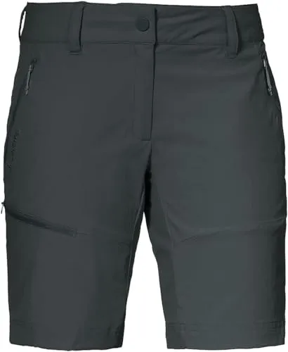 Schöffel Damen Shorts Toblach2 - Leichte und kühlende Wanderhose für Damen, ideal für Outdoor-Aktivitäten mit optimaler Passform und praktischen Reißverschlusstaschen.