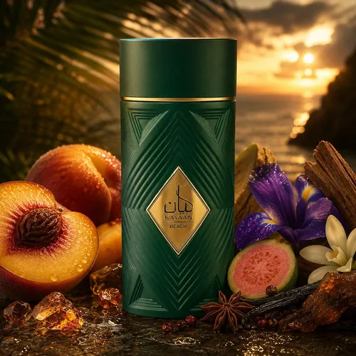 ARMAF Kayaan Beach Parfüm 100ml - Fruchtig-süßer Sommerduft - Erleben Sie den Sommer mit diesem fruchtig-süßen Duft. Die Kombination aus Guave und Iris sorgt für ein erfrischendes Gefühl, während warme Amber- und Holznoten für eine langanhaltende Eleganz sorgen.