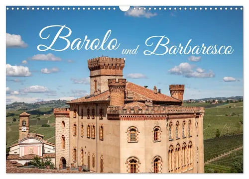 Sascha Haas Photography | Barolo und Barbaresco Kalender 2026 - Kalender DIN A3 mit 14 atemberaubenden Fotografien der Weinregion Norditalien, perfekt für Weinliebhaber und als Geschenk für Genussfreunde.