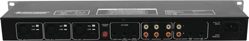 OMNITRONIC EM-260 Entertainment-Mixer - Mischpult mit 6 Kanälen, ideal für Karaoke und Live-Events, mit hochwertigen Mikrofon- und Line-Eingängen für perfekte Klangmischung.