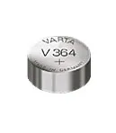 VARTA V364 Uhrenbatterie 1.55 V/20 mAh Silberoxid - Zuverlässige Energie für Uhren - Hochwertige VARTA V364 Uhrenbatterie mit 1.55 V und 20 mAh, ideal für präzise Zeitmessung. Langanhaltende Leistung für Ihre Uhren.