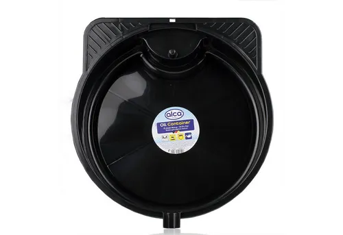 alca Ölauffangwanne Ölauffangwanne 8 l Ø37 cm Kunststoff mit Ausgießer für Ölwechsel, 8 l, (1-tlg)