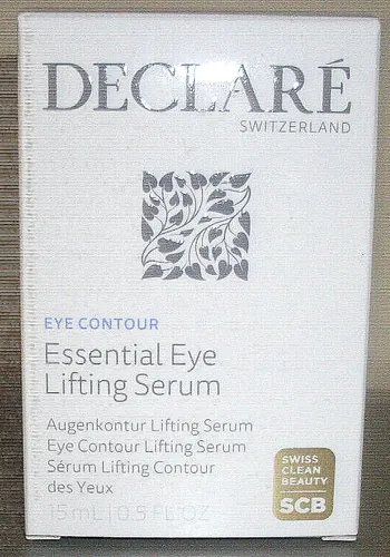 Declaré Essential Eye Lifting Serum 15 ml - Intensiv-Lifting für die Augen - Augenserum für alle Hauttypen mit Hyaluronsäure und Bio Strukturine, sorgt für sofortige Feuchtigkeit und ein strahlend-frisches, jugendliches Aussehen der Augenpartie.