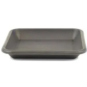 Greemotion Blumentopf-Untersetzer Jana, anthrazit, Innenmaß 30,5 x 30,5 cm, quadratisch, Kunststoff