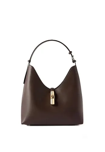 Furla Goccia M Beuteltasche - Damen | Edles braunes Design - Die Furla Goccia M Beuteltasche aus hochwertigem Kalbsleder bietet stilvollen Stauraum für jeden Tag und überzeugt mit ihrem eleganten Look.