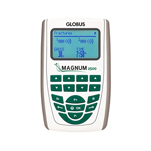 GLOBUS | Magnum 2500 High Power Home Magnetotherapy, 52 Programme, Heimbehandlung, Trauma- und Frakturheilung, Regenerationshilfe bei Arthrose und Arthritis