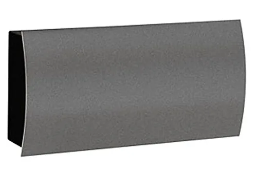 Zeitungsfach Anthrazit - Elegantes Design - Lampen: Hochwertiges Zeitungsfach aus Edelstahl V2A, Made in Germany, vereint Funktionalität mit modernem Stil.