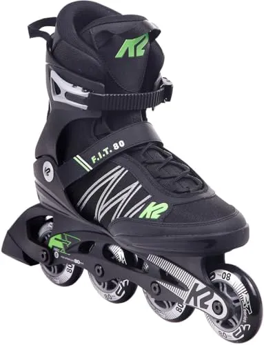 K2 F.I.T. 80 Inline Skate black/green