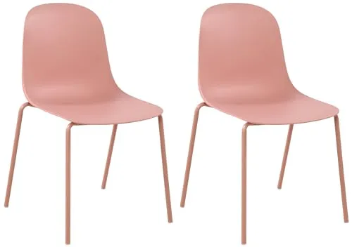 CLP 2er Set Stühle Hardin in pink von CLP