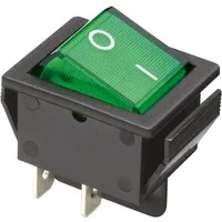 Blanko Wippschalter Beleuchtet Grün in grün von Blanko