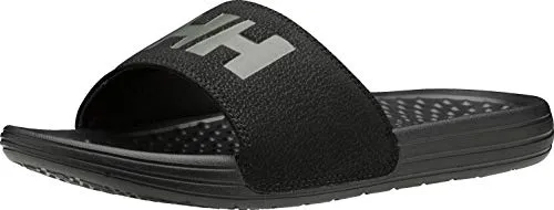 Helly Hansen Damen H/H Sliders Schlappen Platform, Schwarz, 39.5 EU - Dusch- & Badeschuhe für Damen, mit schnelltrocknendem Obermaterial und rutschfester Laufsohle für optimalen Halt und Komfort.