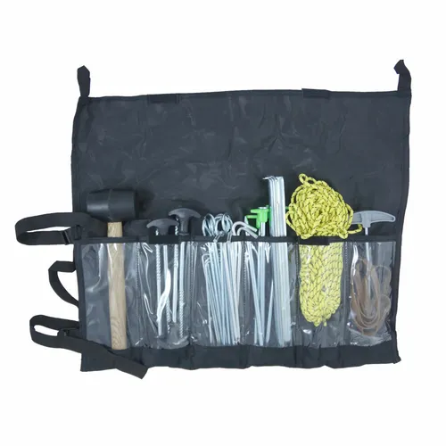 Zelt Zubehör Set 42tlg – Outdoor Zeltzubehör wie Gummihammer f. Camping & Zelten