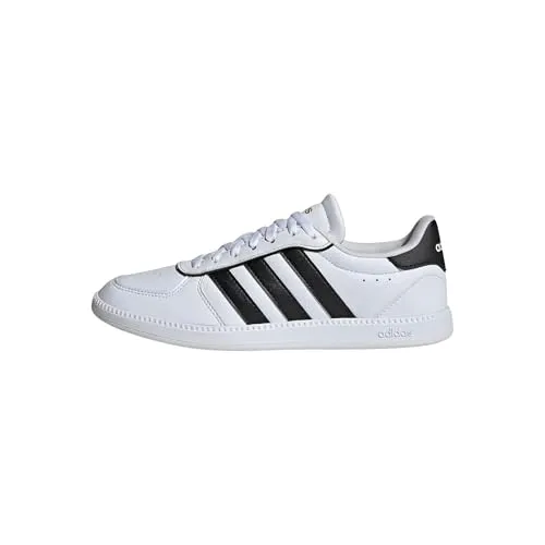 ADIDAS SPORTSWEAR BREAKNET SLEEK Sneaker, Gr. 40, schwarz-weiß - Sneaker für sportlichen Style mit konturierter Silhouette und strapazierfähigem Synthetikleder. Ideal für lässige Outfits und bequem durch atmungsaktive Perforationen.