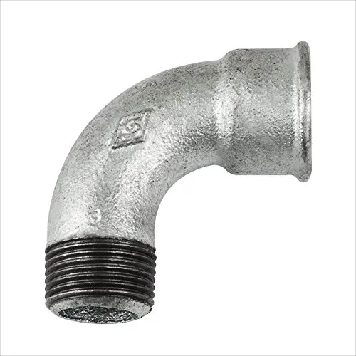 Stabilo-Sanitaer Rohrbogen 3/4 Zoll DN20 kurz IG/AG Bogen Temperguss Fitting Gewindefitting Tempergussfitting Rohrfitting