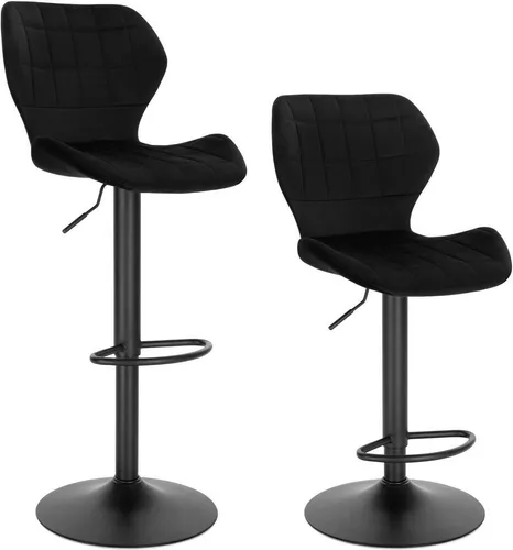 WOLTU Barhocker 2er Set in schwarz von WOLTU