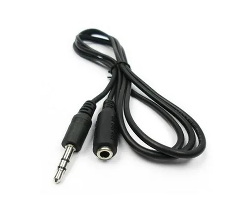 Bolwins P40 3.5mm Verlängerung Kopfhörer Audio Verlängerungskabel Aux 1,5m Audio-Kabel, 3,5 mm Stereo Klinkenstecker, 3,5 mm Stereo Klinkenbuchse (150 cm), Plug & Play, einklappbares Design, Stereo-Audio