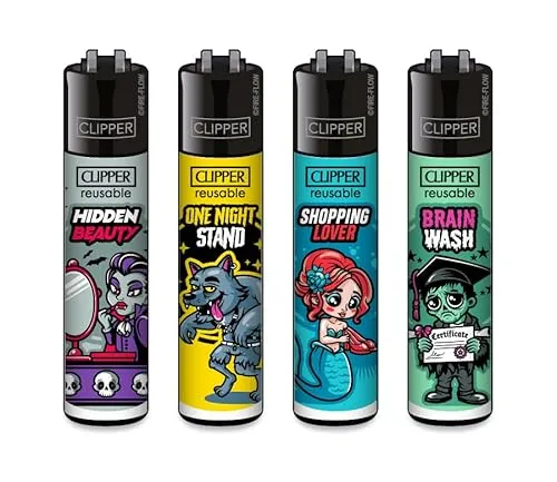 Clipper Feuerzeug Quartal 1/2025 (Brain Wash) von sunmondo