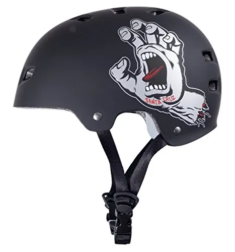 BULLET Santa Cruz Screaming Hand Helm schwarz schwarz S/M 54-57 cm