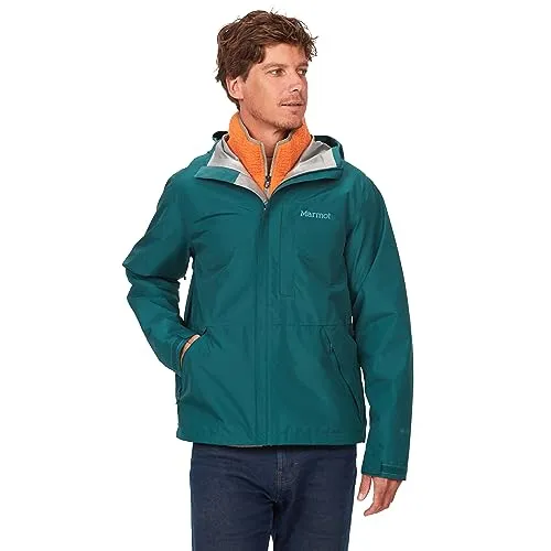 Marmot Herren Minimalist Jacket - Wasserdichte GORE-TEX-Regenjacke für Herren, leicht und atmungsaktiv, ideal für Fahrradtouren und Outdoor-Aktivitäten.