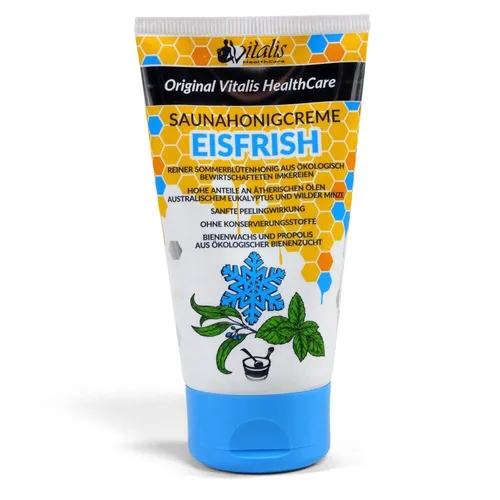 Saunahonigcreme Eisfrisch 150g Tube (120 ml) Saunacreme Sauna Honig Frisch Spa