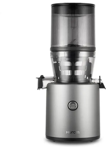 Hurom H-320N Titan Grau - Slowjuicer für gesunde Säfte - Entsafter in elegantem Grau, ideal für nährstoffreiche Säfte durch schonendes Pressverfahren.