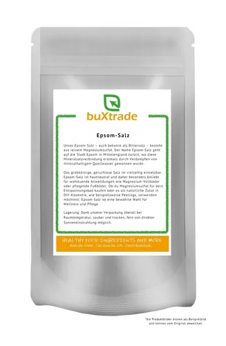 2x1 kg | Epsom Salz | Magnesiumsulfat | Bittersalz | Epsom | Buxtrade