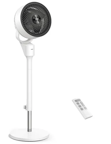 DREO Ventilator für Schlafzimmer – 80° oszillierender Standventilator mit Fernbedienung - Erleben Sie frische Luft mit dem DREO Ventilator: Leiser Betrieb bei nur 20 dB, 3 Geschwindigkeitsstufen und eine Reichweite von 24 m. Ideal für Schlafzimmer, Küche oder Wohnzimmer – für ein angenehmes Raumklima.