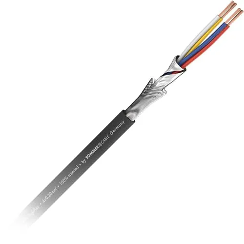 Sommer Cable Mikrofonkabel SC-Square 4-Core MKII 4 x 0,20 mm² highflex Meterware| 200-0301